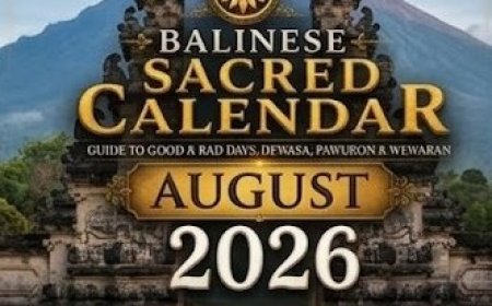 Balinese Sacred Calendar August 2026
