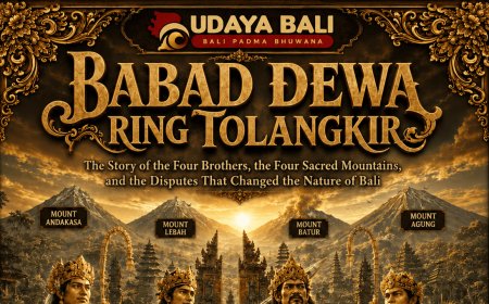 Babad Dewa Ring Tolangkir: The Destiny of the Four Mountain Guardian Bhatara Amidst Conflict, Curses, and the Birth of Bali’s Sacred Order