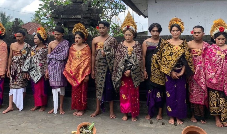 Nganten Massal Desa Pengotan: Tradisi Nginang Sebagai Penanda Sah Pernikahan
