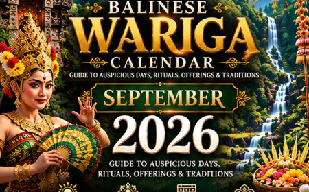 Balinese Sacred Calendar September 2026