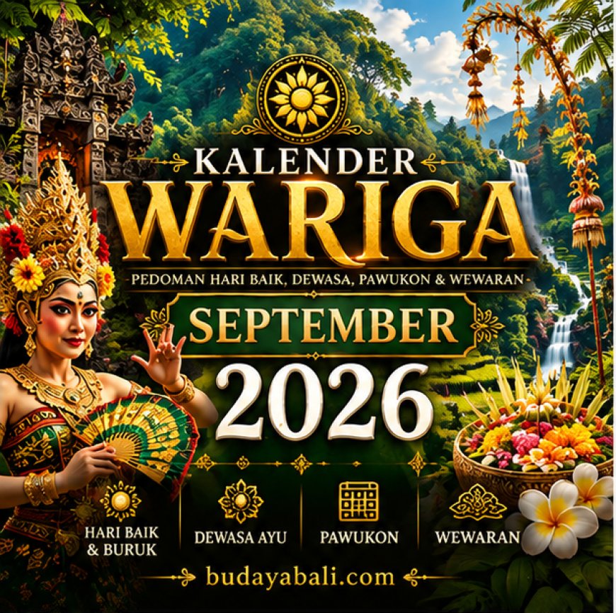 Kalender Wariga Bali September 2026