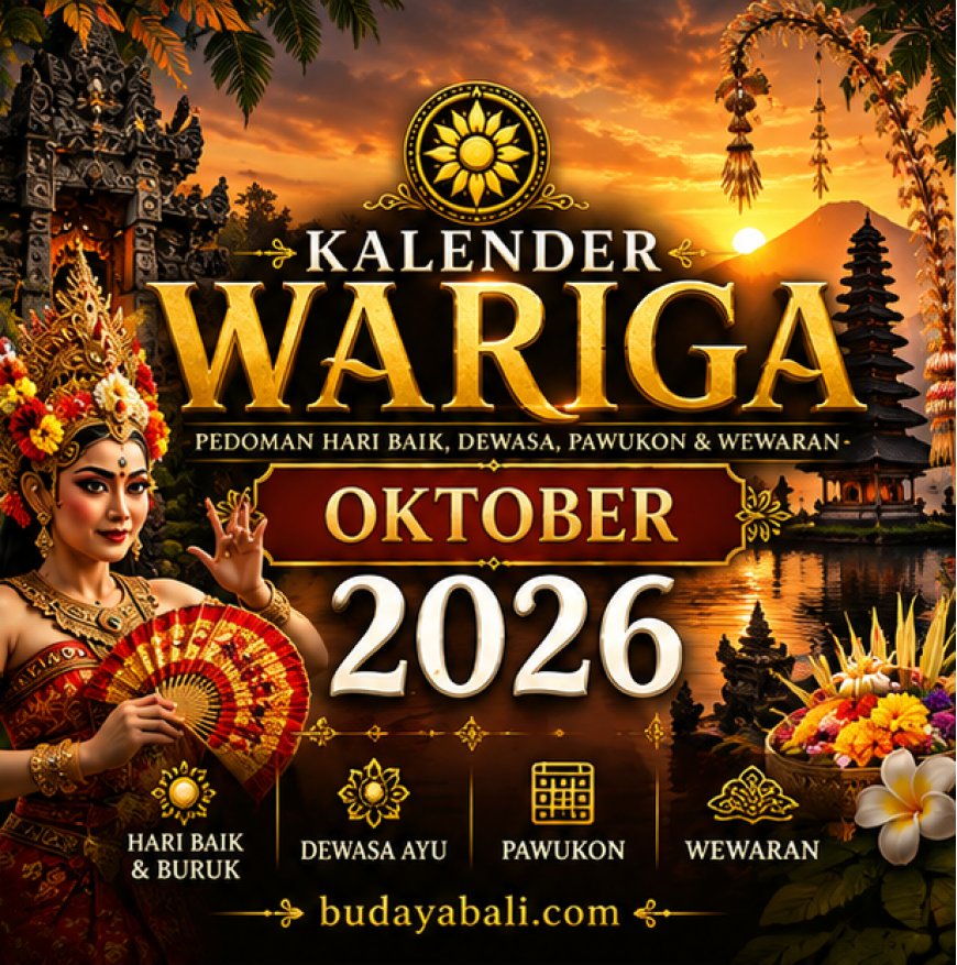 Kalender Wariga Bali October 2026